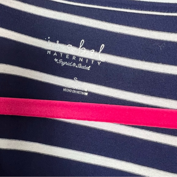 NWT Flutter Short Sleeve Tie-Waist Maternity Top -by Ingrid & Isabel Small - Picture 15 of 16